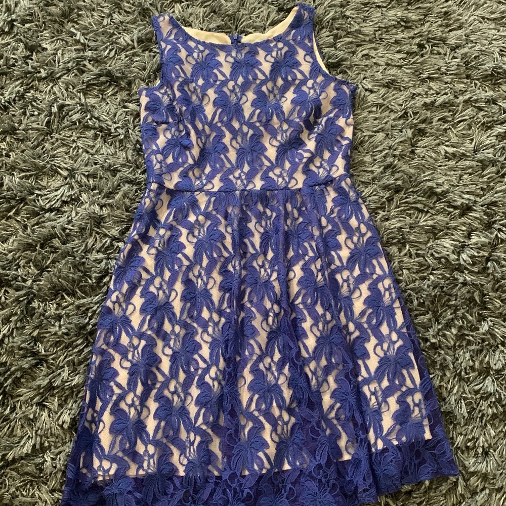 Melonie T. Blue Dress